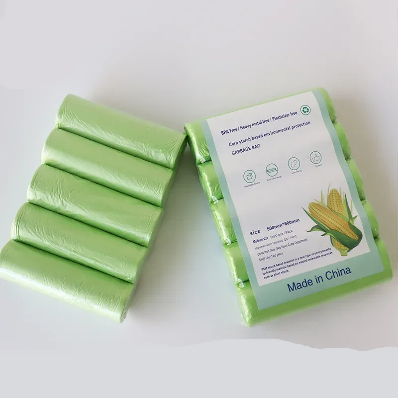 Biodegradable Bin Liner - 100 stuks biologisch afbreekbare vuilniszakken, geclassificeerde