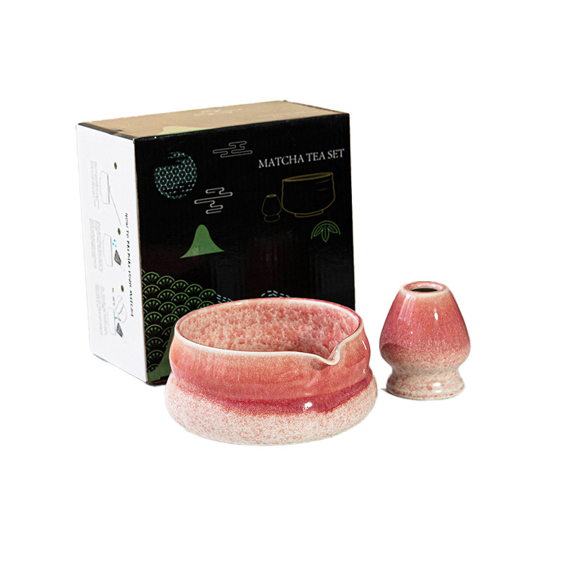 Dish Brush Bamboo - Matcha kommetje, keramische Matcha groene thee
