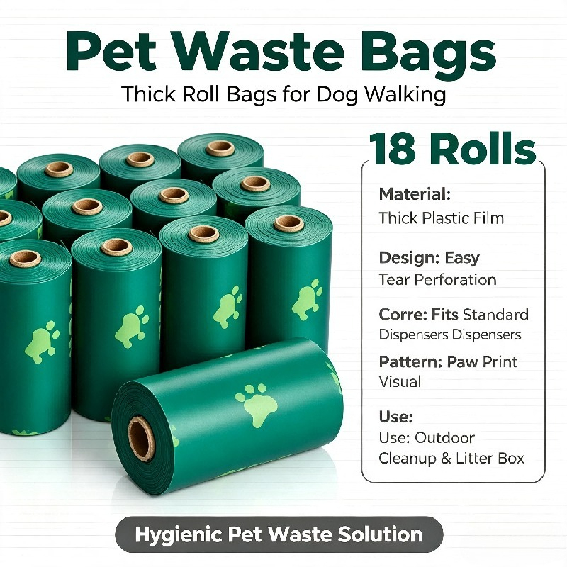 18 rollen hondenpoepzakjes, 27 - Biodegradable Bin Liner recensie en prijs